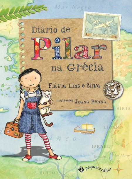 livro para pré-adolescência Pilar na Grécia